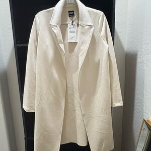 NWT Zara Women's Cream Trench Coat